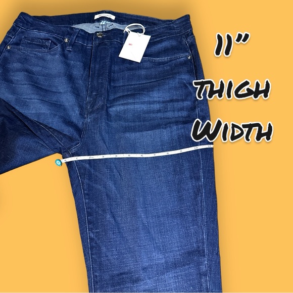 🎉 HP!🎉 NWT Good American “Good Waist” Skinny Jeans in Blue796. Size 18 👖 - Picture 8 of 16